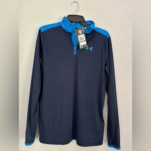 Under Armour Quarter Zip Lightweight Pullover Dri Fit Material Size XL Boys NWT